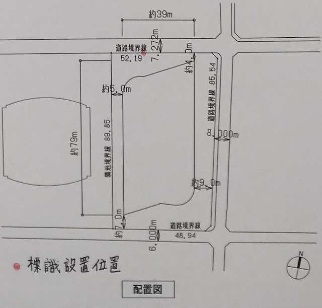 「ブリリアタワー堂島」配置図