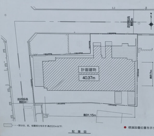 「レジェイド上本町」配置図