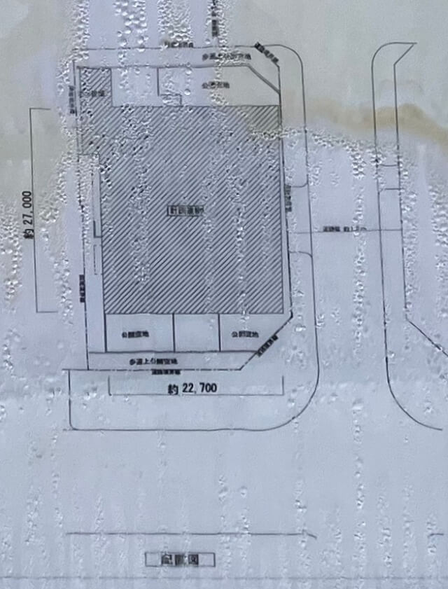 ブランズタワー谷町四丁目配置図