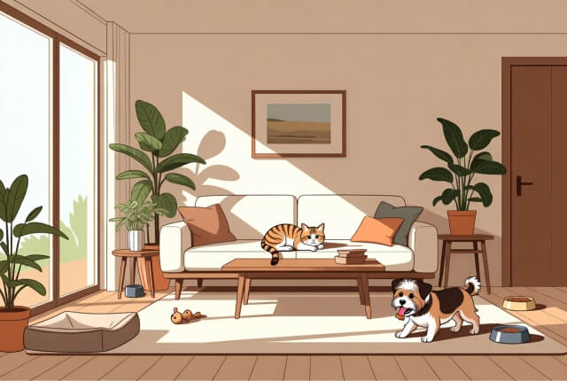 マンションでペットを飼っている