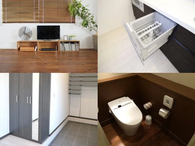 マンション設備オプション（フロアコーティング、玄関付近、大型食器洗浄乾燥機、トイレ）