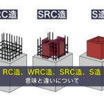 RC造、WRC造、SRC造、S造の意味と違いについて